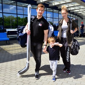 Roman Červenka s manželkou Veronikou a synem Denisem.