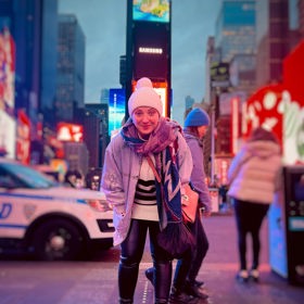 Anička Slováčková si splnila velké přání a zažila vánoční New York.