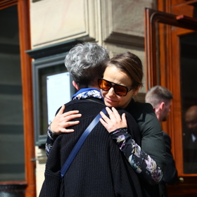 Pavla Beretová neskrývala smutek.