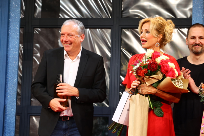 Kateřina Brožová na jevišti.