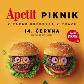 Letošní Apetit piknik se uskuteční v sobotu 14. června v pražském parku Grébovka.