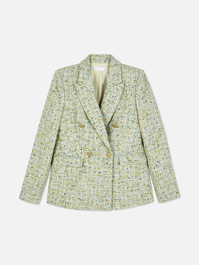 Dvouřadý blejzr z buklé, Primark, 990 Kč