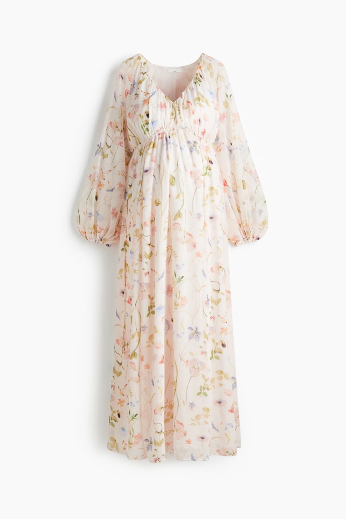 Maxišaty s balonovými rukávy, H&M
1699 Kč