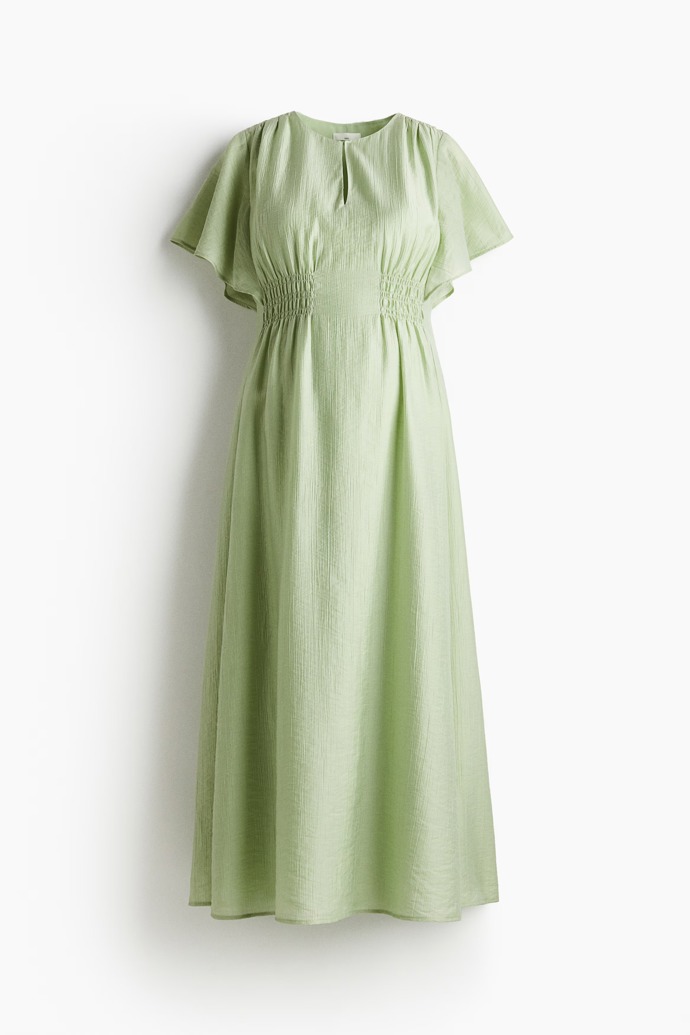 Dlouhé mačkané šaty, H&M, 959 Kč