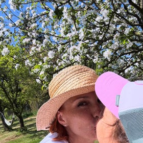 Michaela Maurerová se svou dcerou.