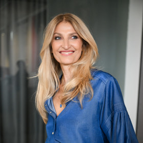 Outfit Terezy Maxové působil elegantně i ležérně zároveň.