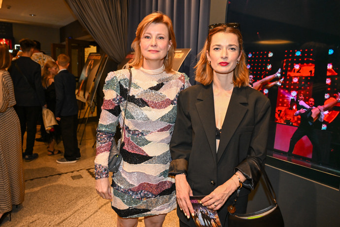 Jitka Schneiderová a Marika Šoposká na premiéře show Love2Dance.