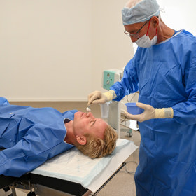 Robert Paulát těsně před zákrokem.