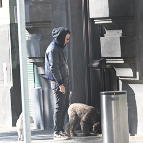 Syn Jiřího Bartošky Janek venčil pejsky.