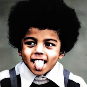 Takhle vypadal moderátor Rey Koranteng ve svých třech letech.