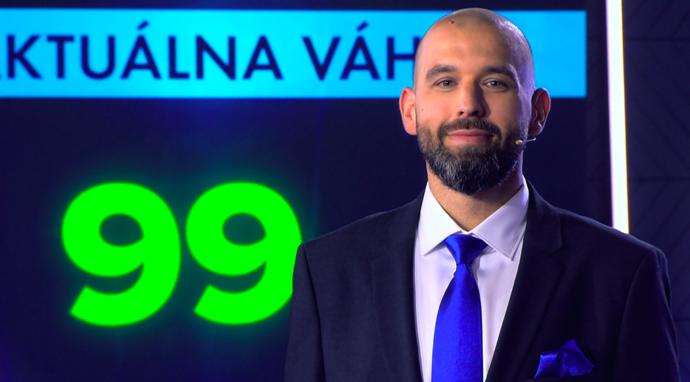 Rudo po roce hubnutí váží 99 kilo.