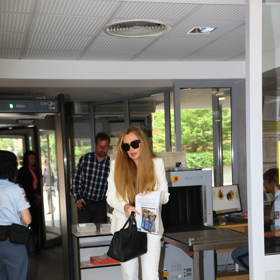 Eva Feuereislová u soudu.