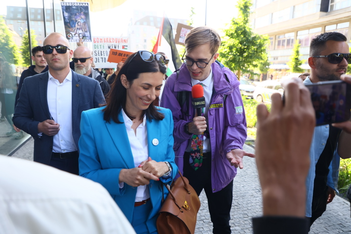 Zahájení předvolební roadshow koalice SPOLU v Praze.
