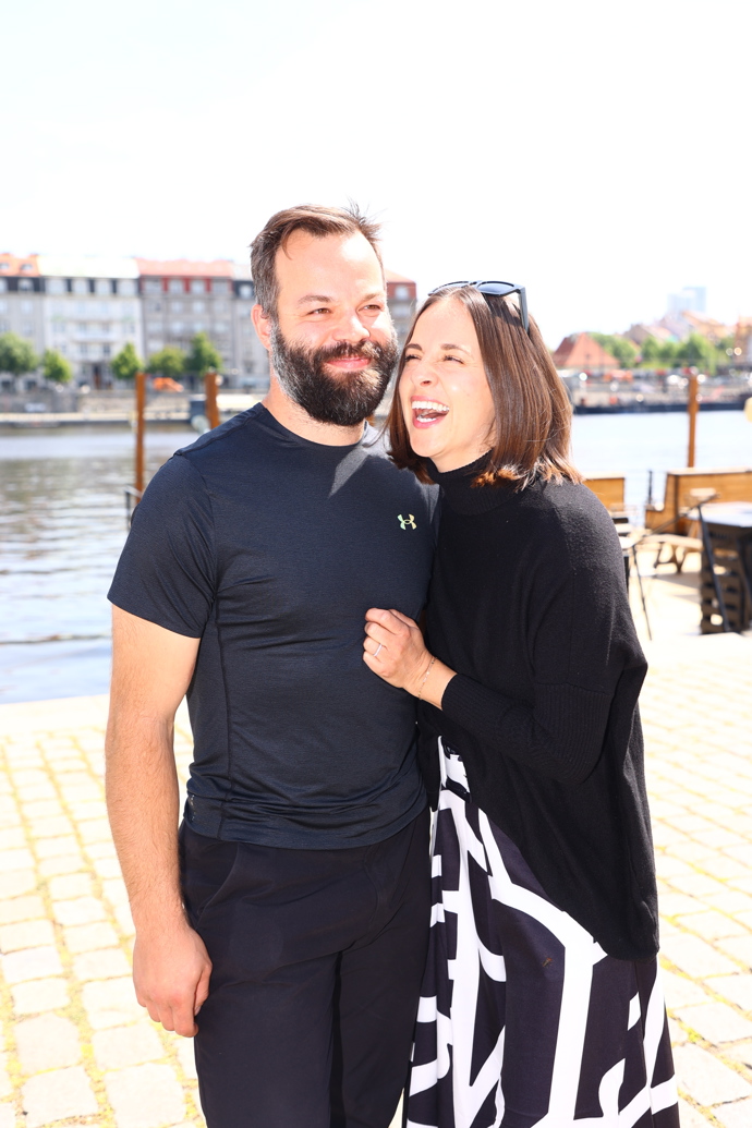 Radko Gudas a Barbora Chrenková se k sobě měli.