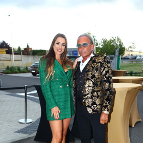 Leo Beránek se svou ženou Kačenkou.