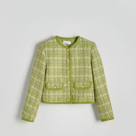 Tvídový blejzr, Reserved, 999 Kč 