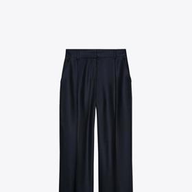 Kalhoty straight leg se sklady, Zara, 999 Kč