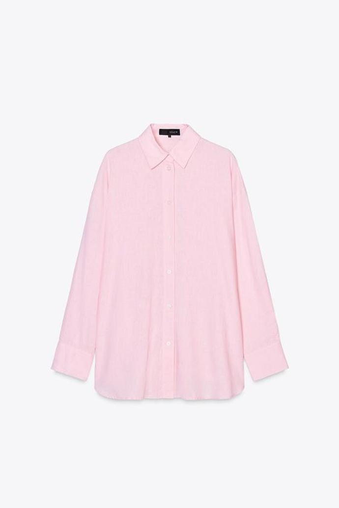 Košile oversize ze lněné směsi, Zara,
699 Kč