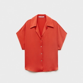 Splývavá košile s krátkým rukávem, Mango, 599 Kč