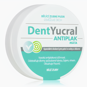 Bělicí zubní pudr, DentYucral, 181 Kč