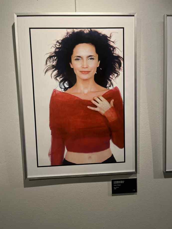 Lucie Bílá na jedné z ikonických fotografií Roberta Vana. 