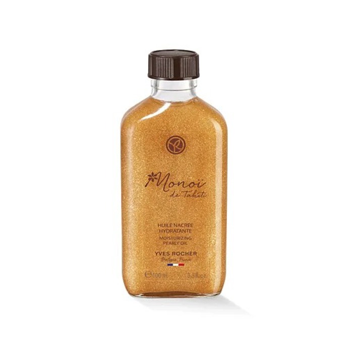 Hydratační olej na tělo a vlasy s perletí Monoi, Yves Rocher, 299 Kč