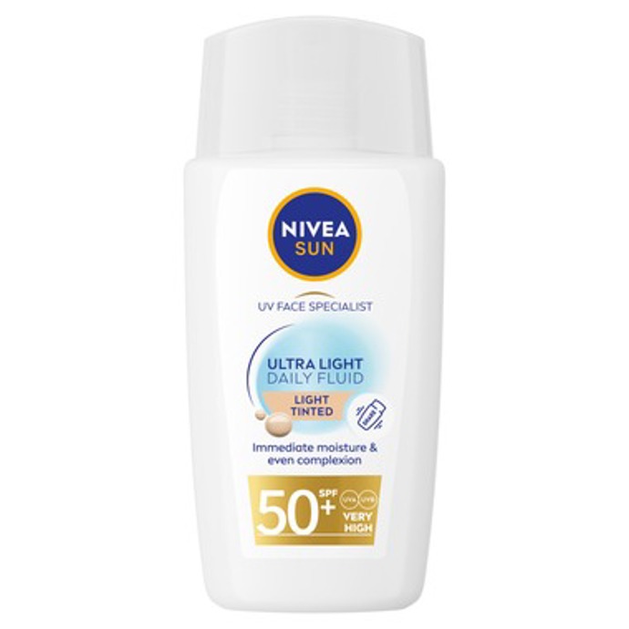 Ochranný fluid na obličej SPF 50, Nivea, 339 Kč