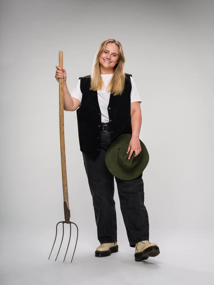 Andrea Havelková v reality show Farmy Česko. 