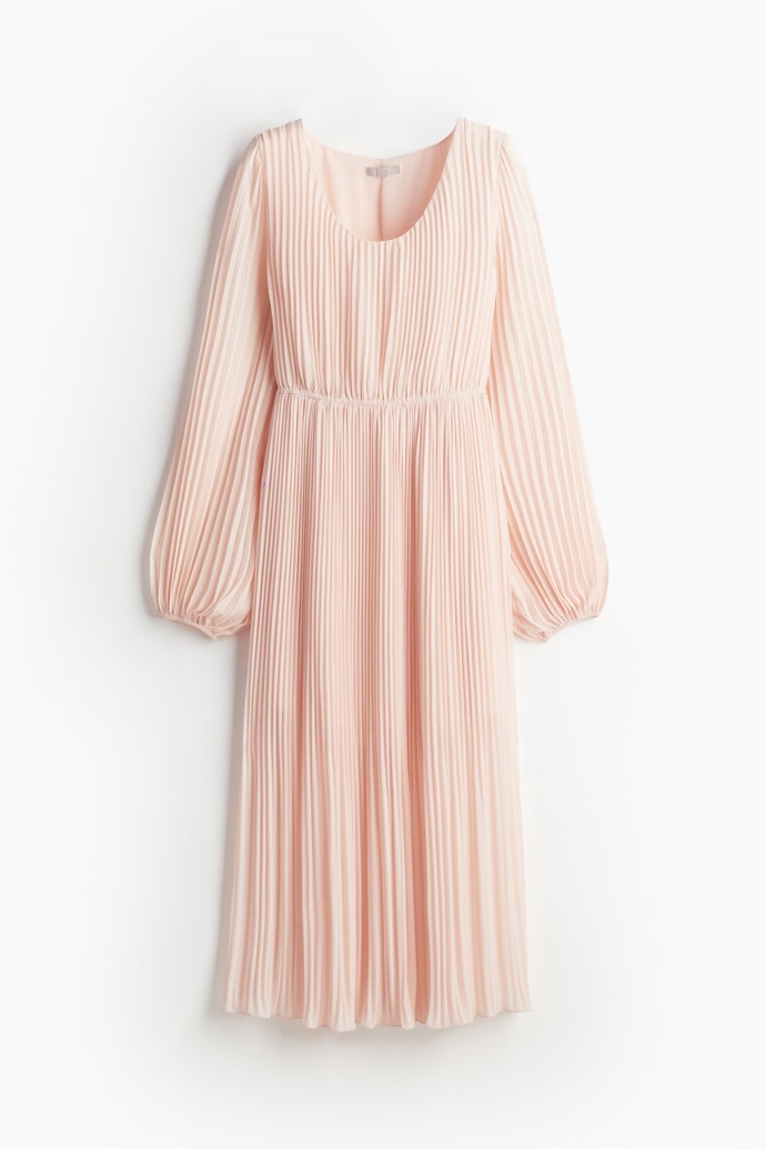 Plisované šifonové šaty, H&M, 1 199 Kč
