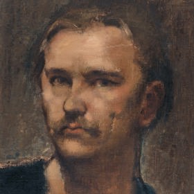 Autoportrét Jiřího Trnky z roku 1942