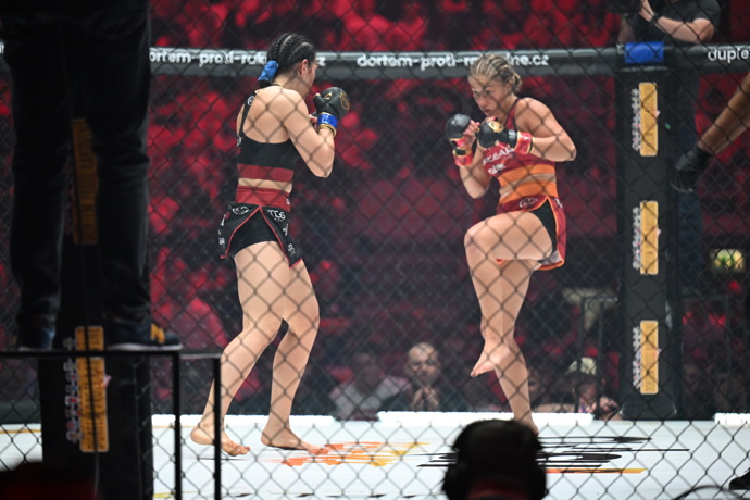 Lucie Sedláčková vs. Hanka Gelnarová před rokem. 