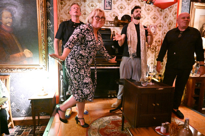Kateřina Cajthamlová zatančila charleston. 
