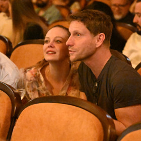 Jaromír Nosek a jeho přítelkyně.