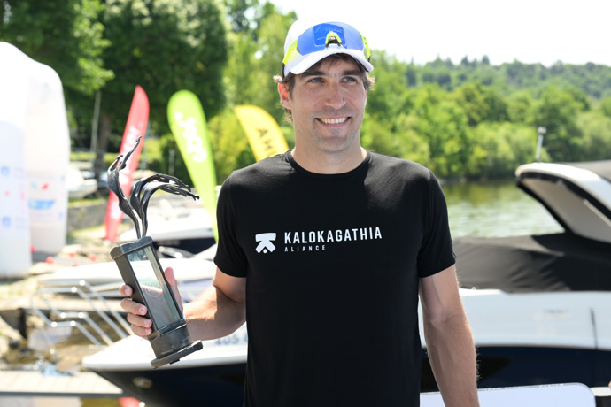 David Svoboda na Prague City Swim. 