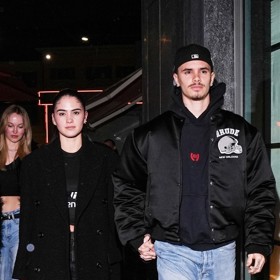 Kim Turnbull a Romeo Beckham jako pár.