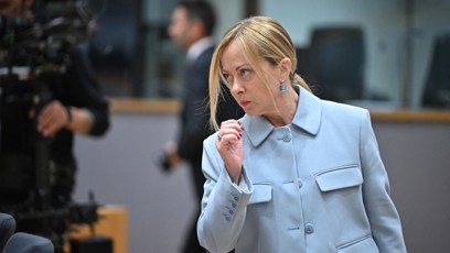 FOTO: Meloni zrovna byla v ráži.