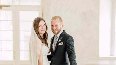 FOTO: Kateřina Schmalzová si vzala Václava Smolku.
