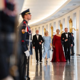 Manželské páry na Hradě.