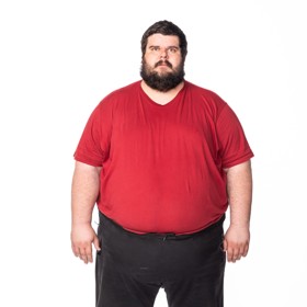 Tomáš váží neuvěřitelných 265 kilogramů.