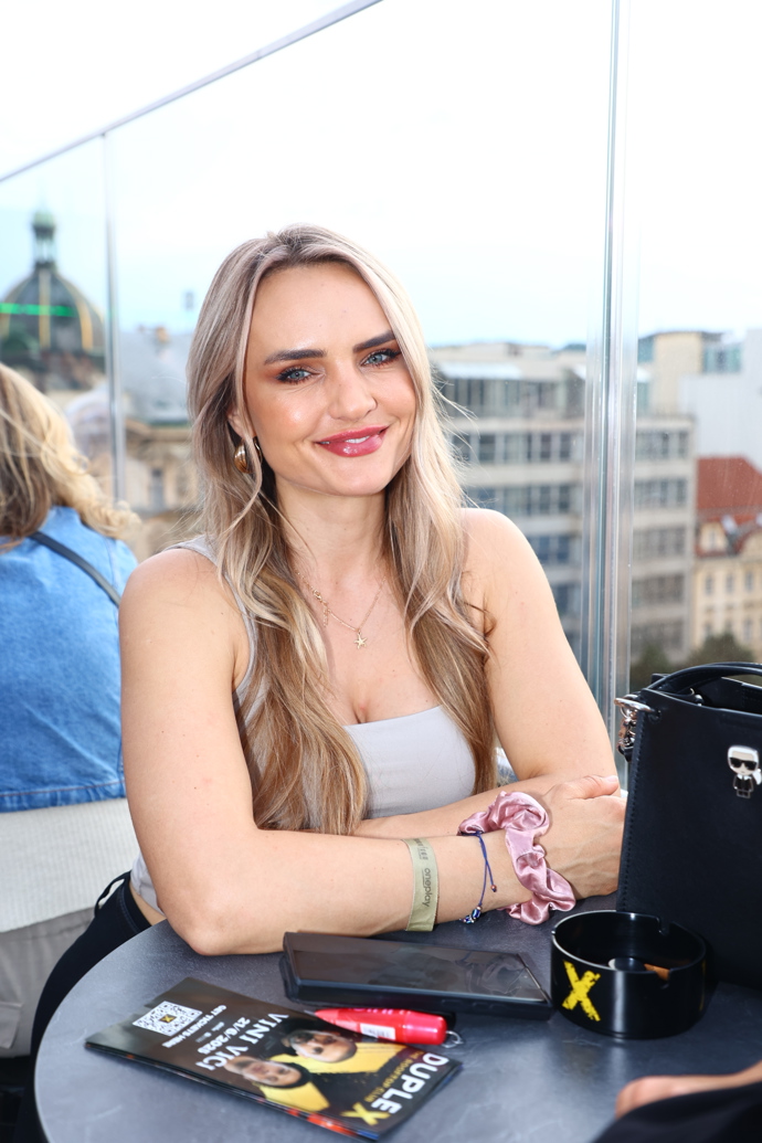 Denisa Melvaldová na finále Survivoru.