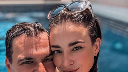 FOTO: Petr Macinka s manželkou.