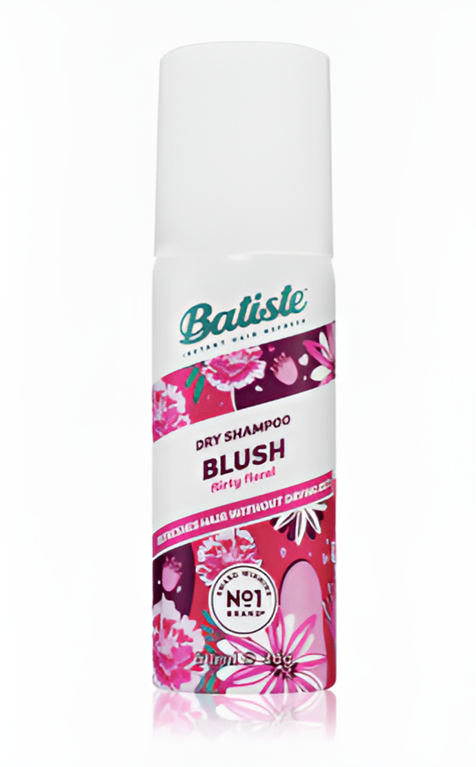 Suchý šampon ve spreji v cestovním balení, Batiste, 90 Kč