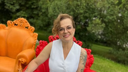 FOTO: Marta v přírodě.