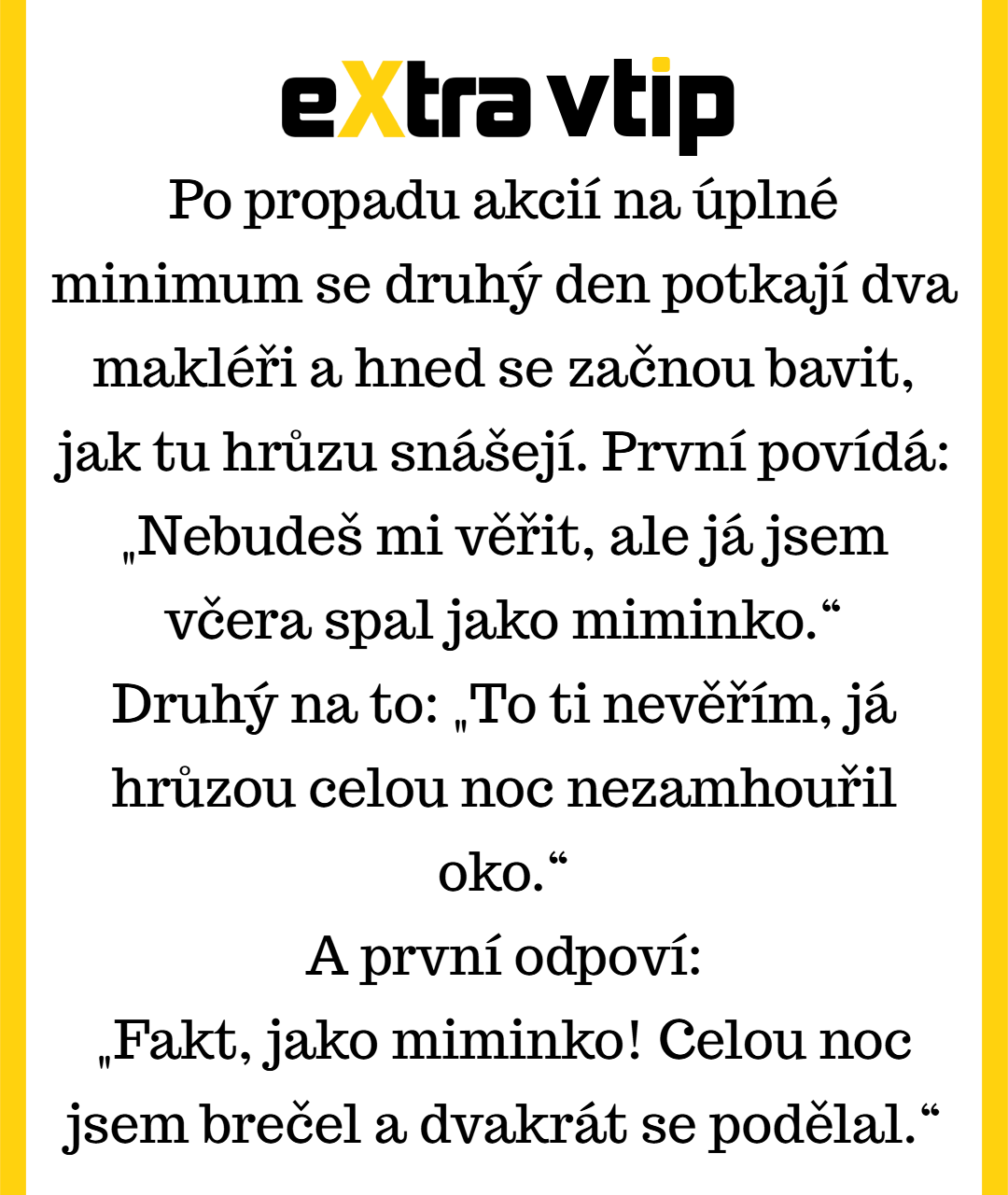  Když portfoliu dochází kyslík, plínky zachrání den!