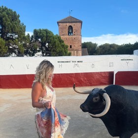 Monika ve vesnici Mijas.