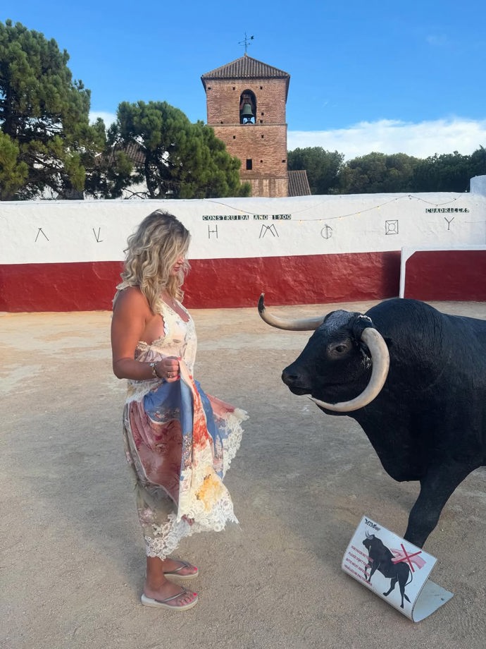 Monika ve vesnici Mijas.