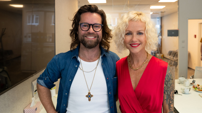 Richard Krajčo a Karin Babinská navštívili talkshow Na kafeečko.