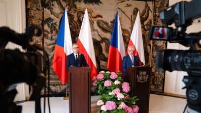 FOTO: Polský prezident Andrzej Sebastian Duda je na návštěvě Česka.