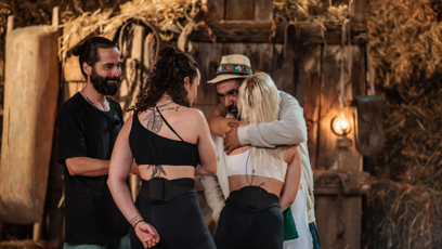 FOTO: Micha a Sandra se loučí.