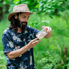 Michal Souček na Farmě.